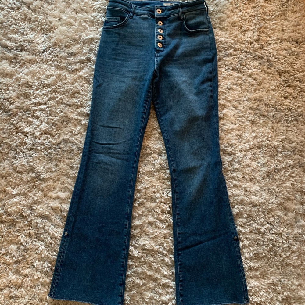 Anthropologie High-Waisted Bootcut Jeans